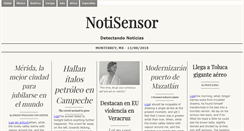 Desktop Screenshot of notisensor.com