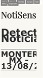 Mobile Screenshot of notisensor.com